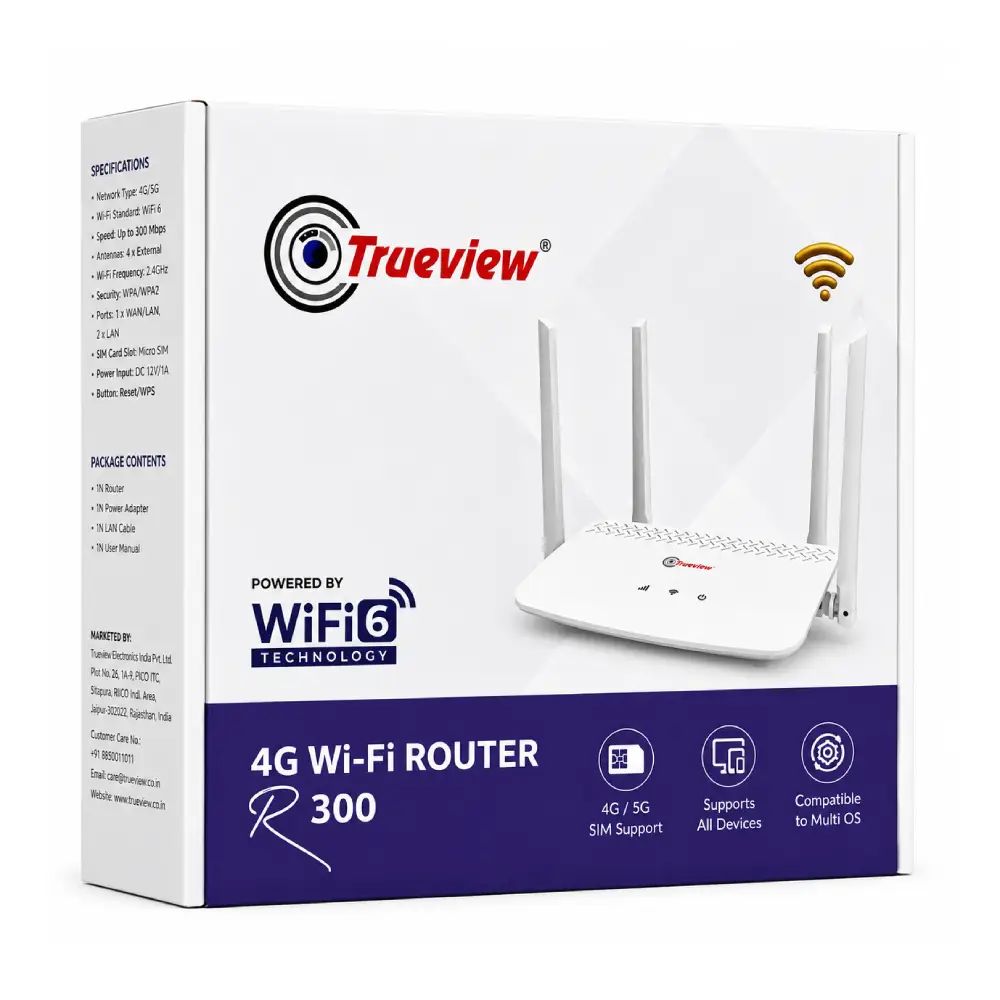 Trueview Sim Router 4G LTE 300 Mbps Wireless R300 photo 2