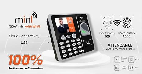 Realtime T304F WiFi Face Recognition Biometric Attendance Machine photo 2