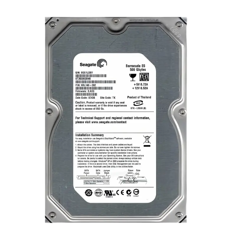 Seagate 500GB SATA ,3.5-inch Hard Disk Drive